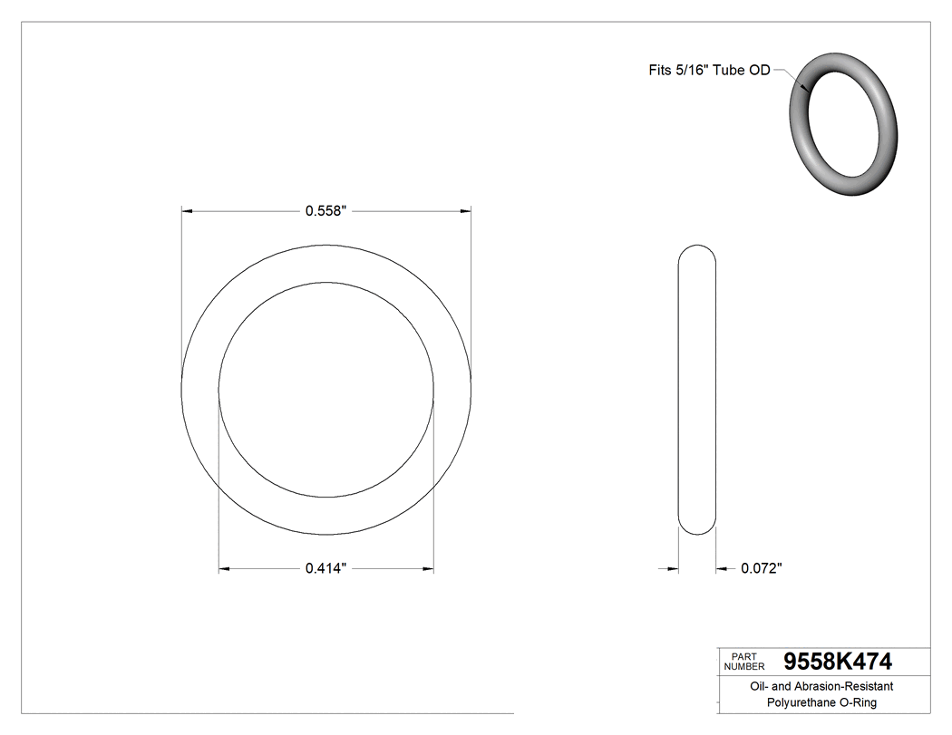 Technical drawing - 9558K474